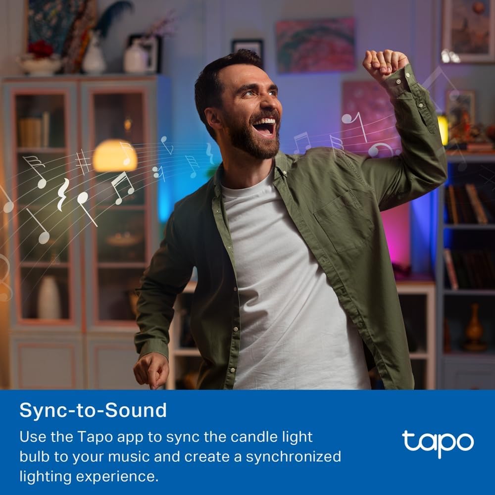 TP-Link Tapo L430C Smart Wi-Fi Multicolor E14 LED Light Bulb (2-Pack) - New Condition