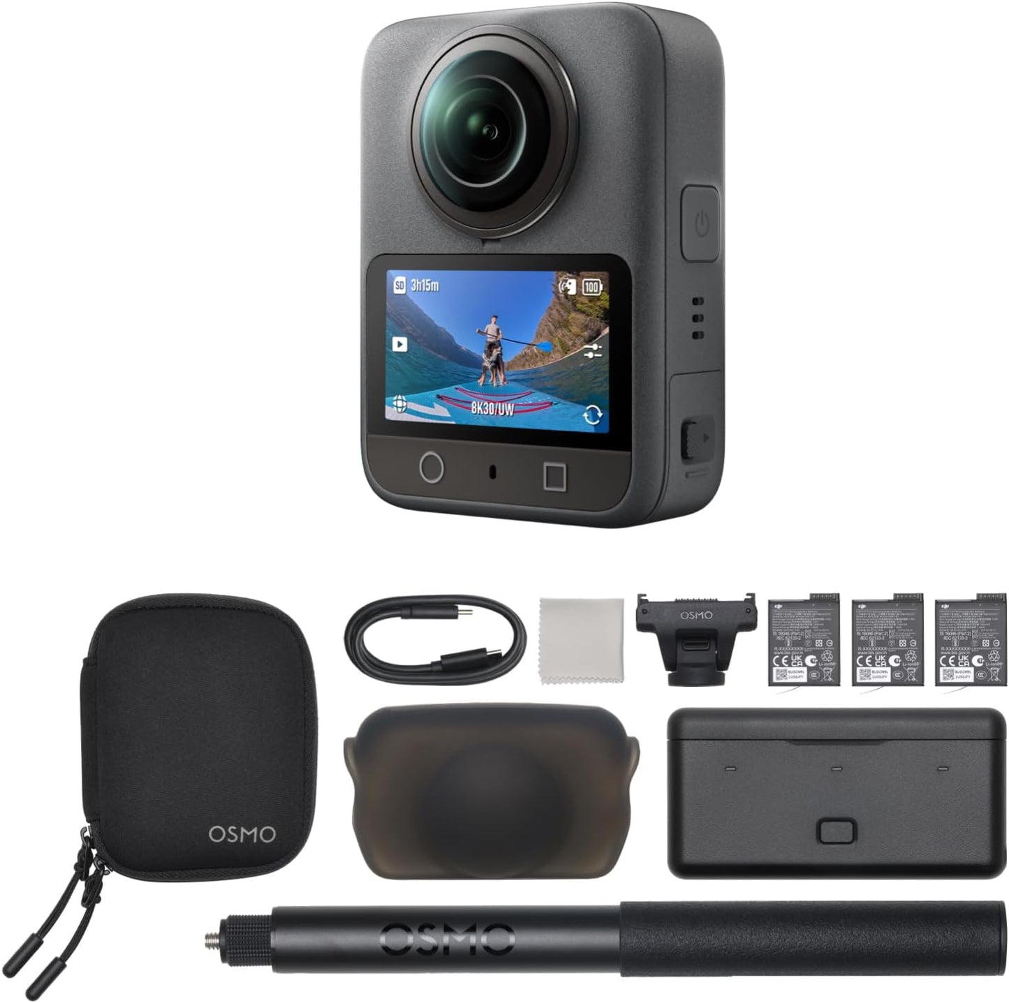 DJI Osmo 360 Adventure Combo 8K 360° Action Camera - New Condition