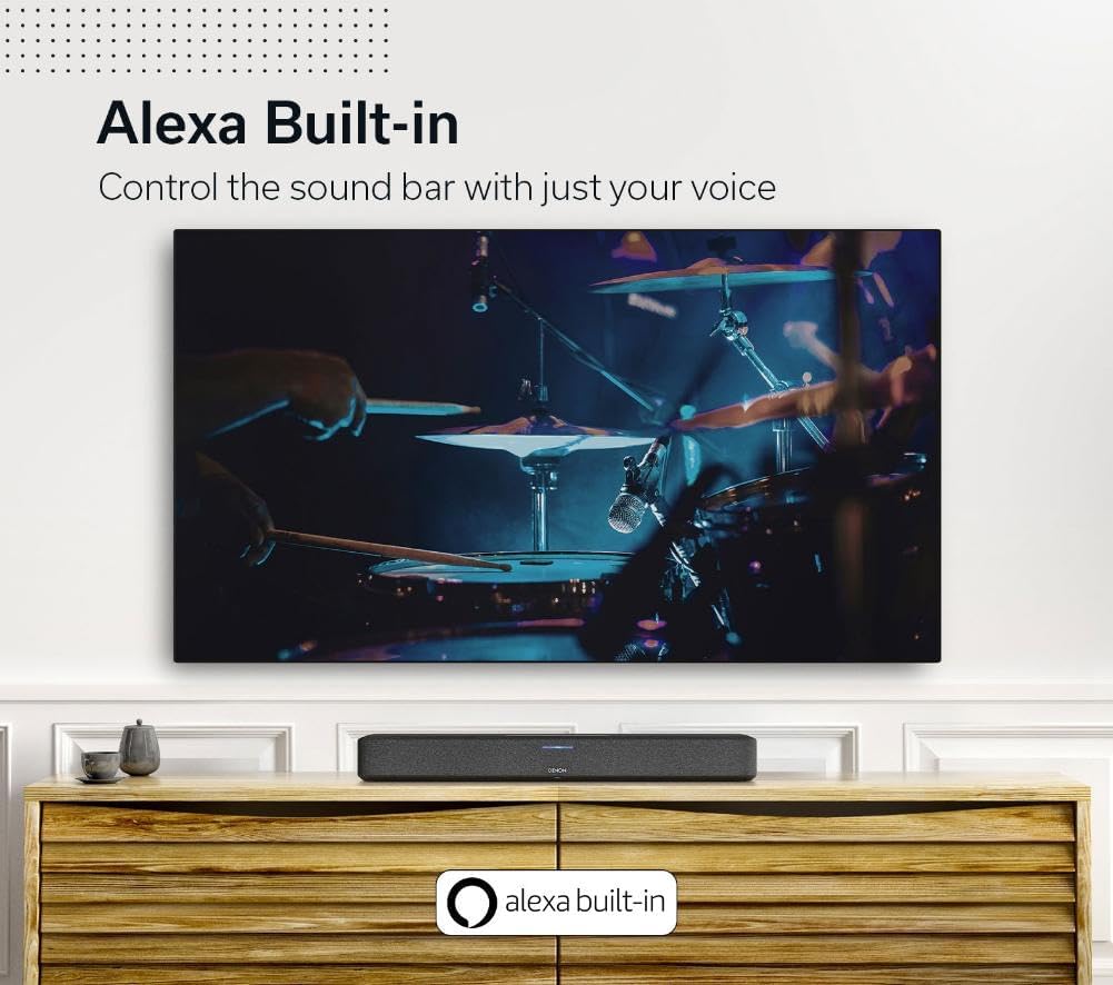 Denon Home 550 Wireless Smart Soundbar for TV with Dolby Atmos 3D Audio - New Condition