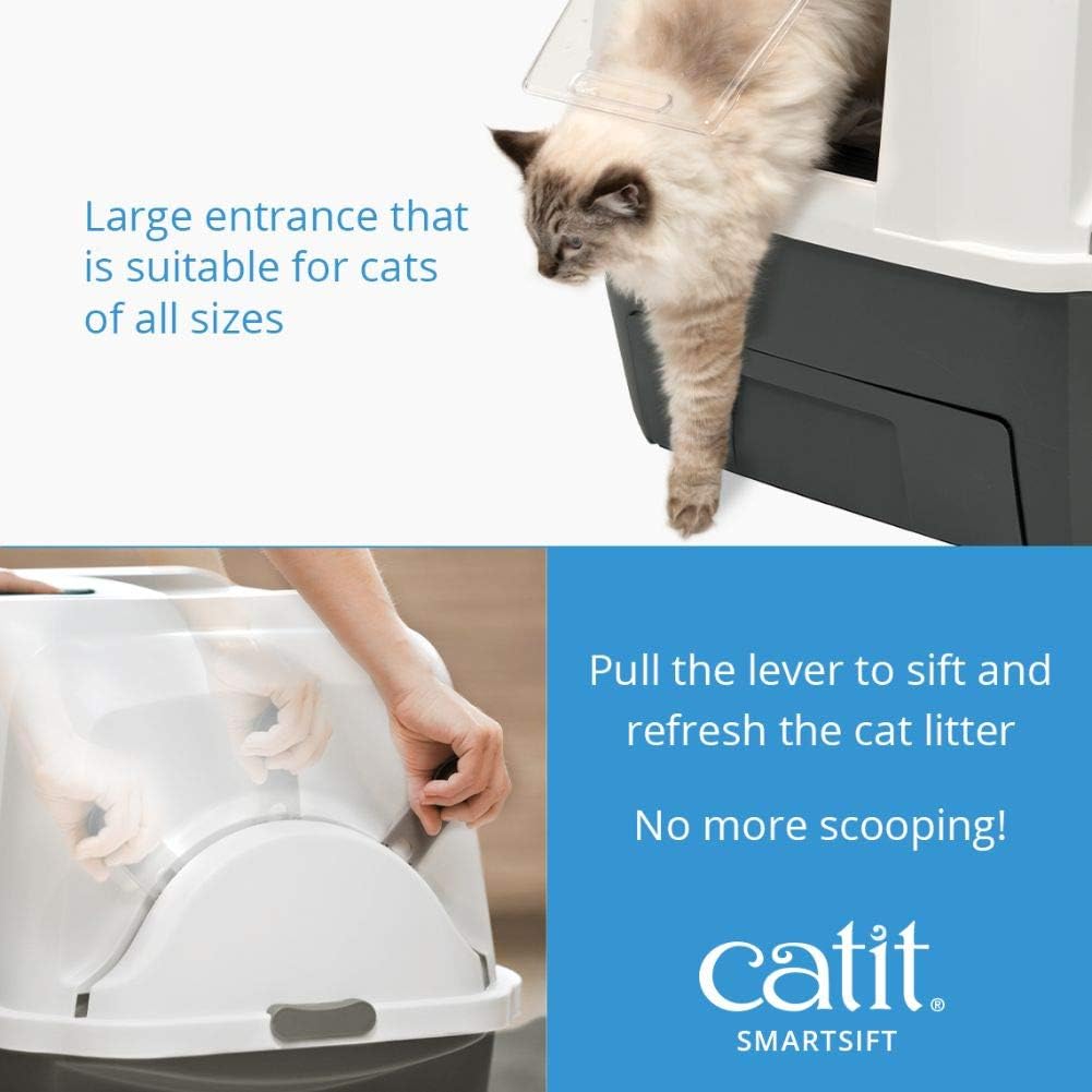 Catit Design Smartsift Sifting Cat Pan Grey - Excellent Condition