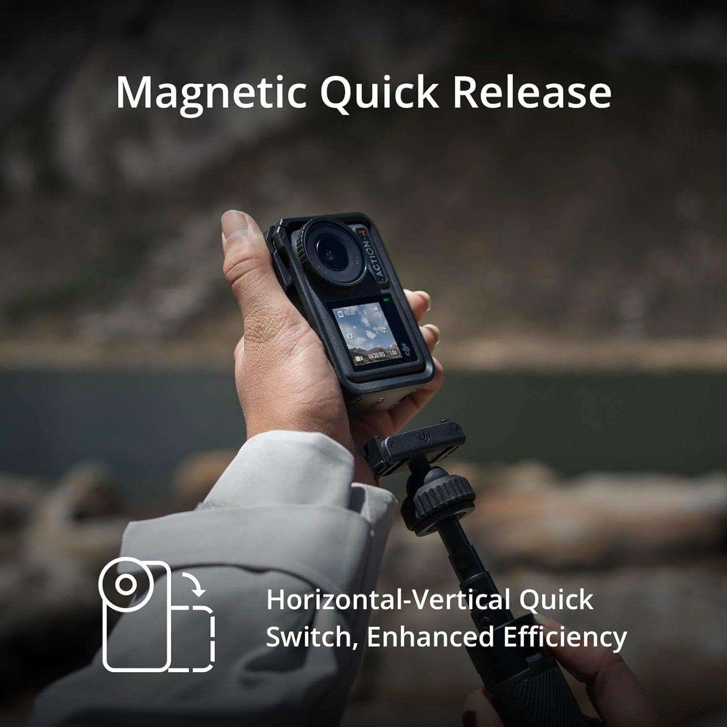 DJI Osmo Action 4 Standard Combo 4K Action Camera - New Condition