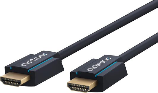 Clicktronic Active HDMI to HDMI 2.0 Cable with Ethernet, 25 Meter Length - New Condition