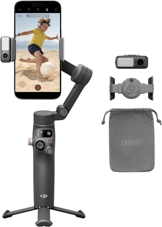DJI Osmo Mobile 7P Gimbal Stabilizer for iPhone, Android, Native Tracking, Lighting - New Condition