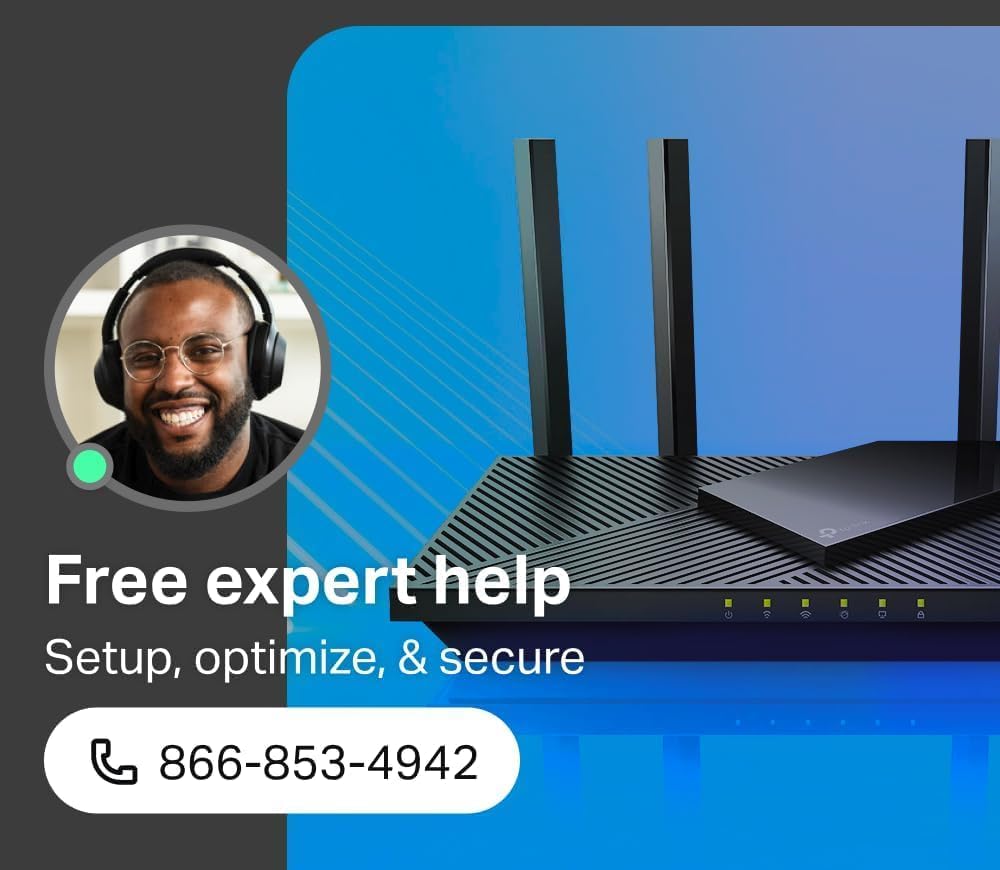 TP-Link Archer AX21 V5 AX1800 Wi-Fi 6 Dual-Band Router - New Condition