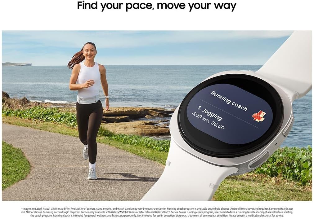 Samsung Galaxy Watch8 [AU Version], (Silver, LTE, 44 mm) with Sport Band, Smart Watch - Excellent Condition