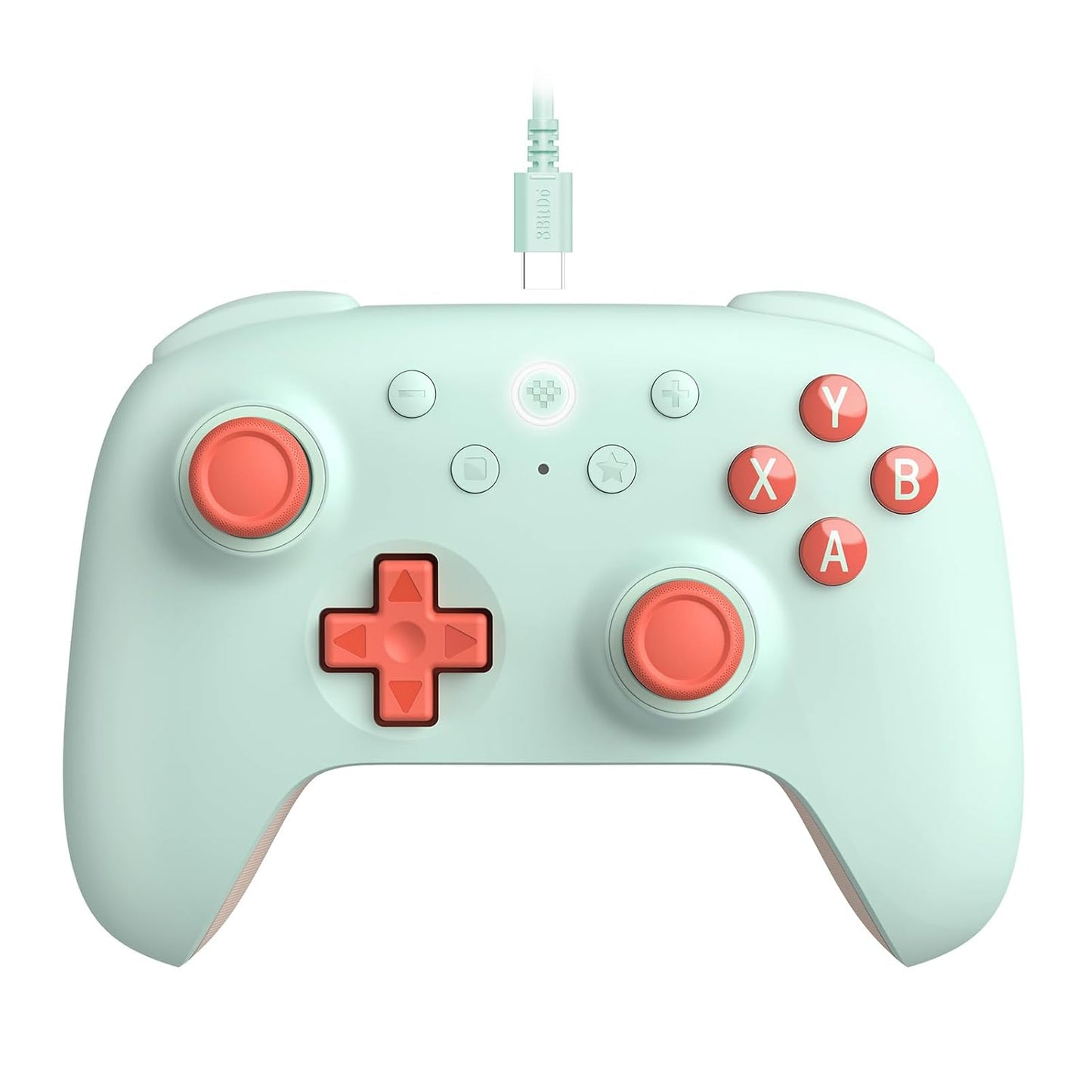 8BitDo Ultimate 2C Wired Controller – Windows PC & Android, 1000Hz, Hall Effect Joysticks & Triggers, Remappable L4/R4 Bumpers (Mint) - New Condition