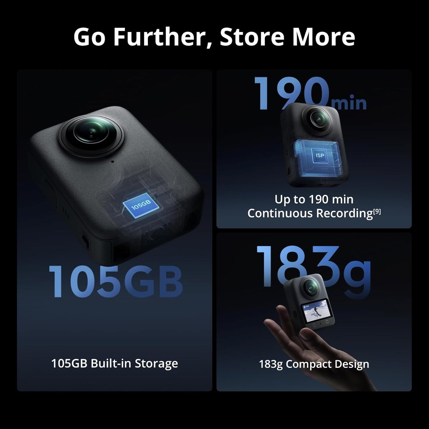 DJI Osmo 360 Adventure Combo 8K 360° Action Camera - New Condition