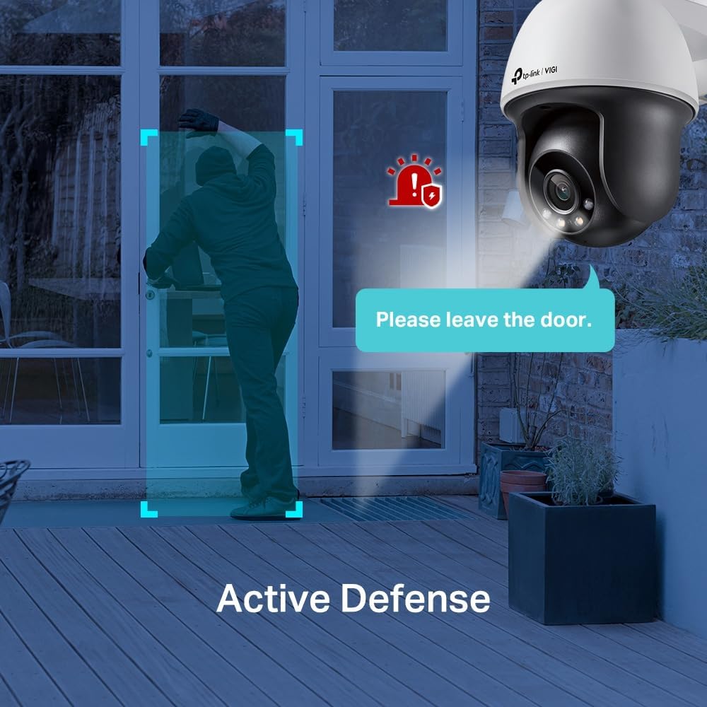 TP-Link VIGI C540 4MP Smart Outdoor Pan/Tilt Security Camera - New Condition