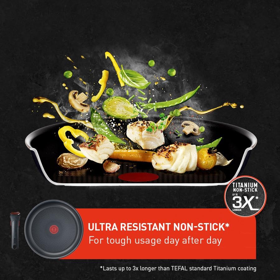 Tefal Ingenio Ultimate 12-Piece Non-Stick Induction Cookware Set Black - Excellent Condition