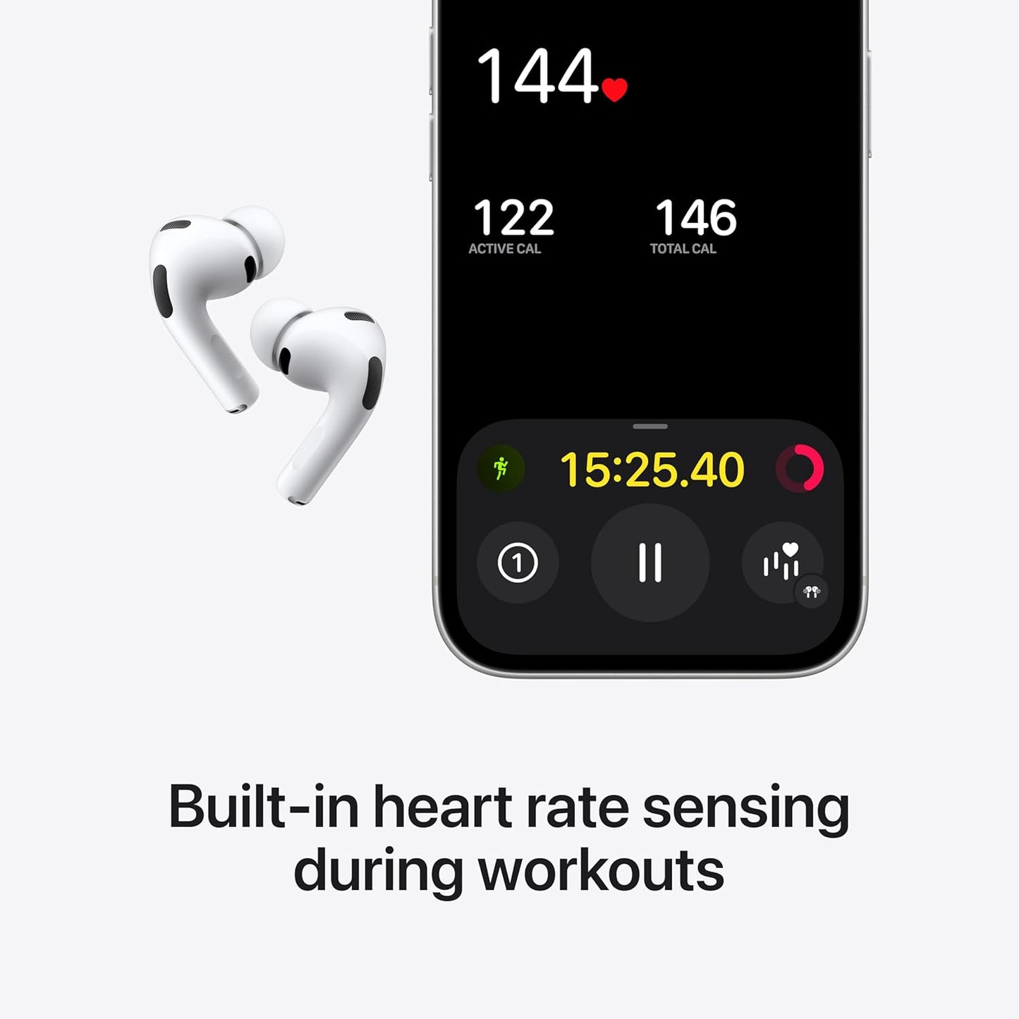 Apple AirPods Pro 3 Wireless Earbuds with Active Noise Cancellation - Excellent Condition