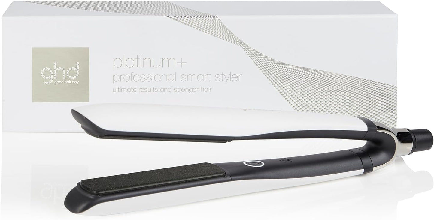 ghd platinum+ Hair Straightener, A Smarter Hair Straightening and Curling Tool For Stronger Hair And Colour Protection - New Condition