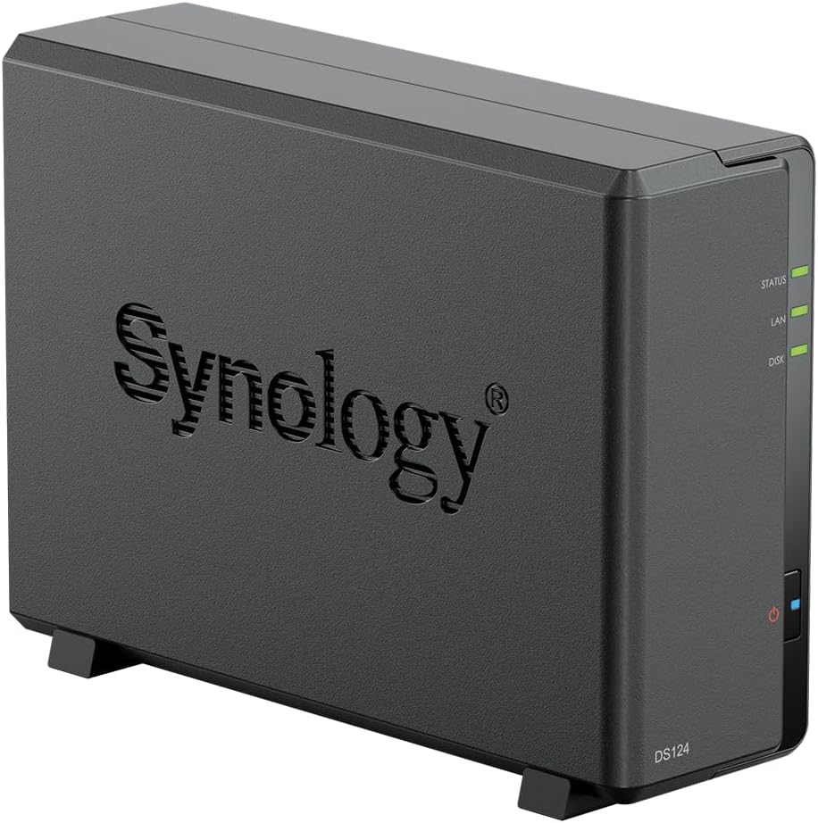 Synology DiskStation DS124 1-Bay Diskless NAS – 1GB RAM - New Condition