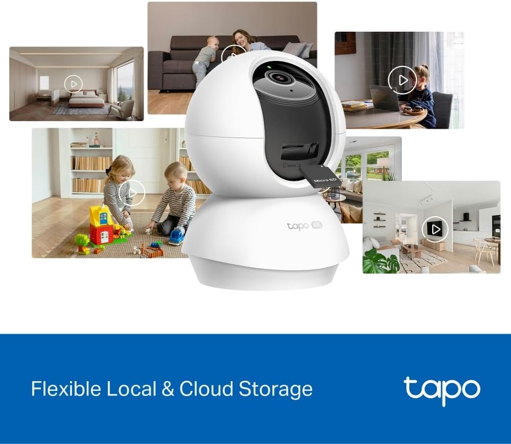 TP-Link Tapo C250 4K Pan & Tilt AI Home Security Camera - New Condition