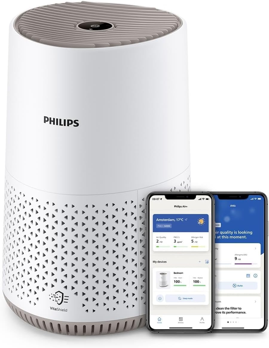 Philips Air Purifier 600 Series, Ultra Quiet and Energy-Efficient for Allergy Sufferers - New Condition