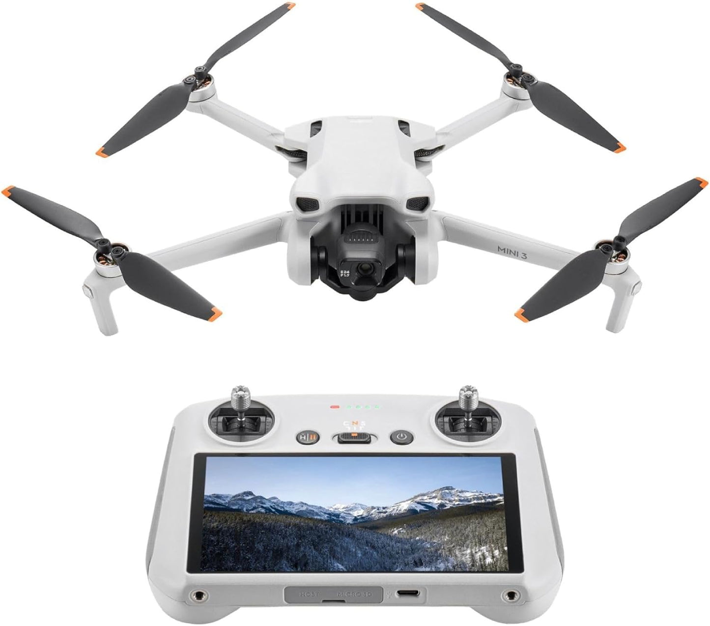 DJI Mini 3 4K Camera Drone with DJI RC – Grey - Excellent Condition
