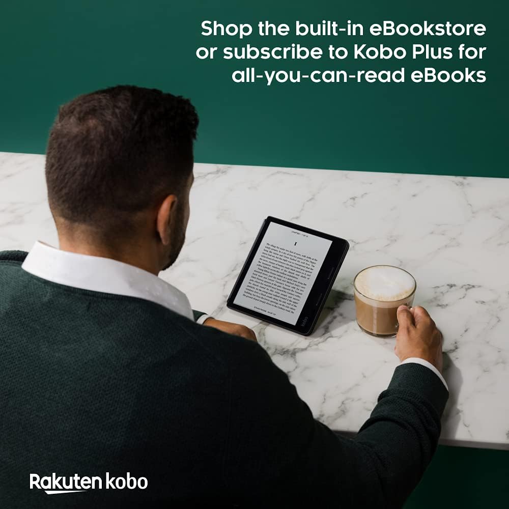 Kobo Sage 8” HD eReader with Adjustable Brightness and Blue Light Filter - New Condition