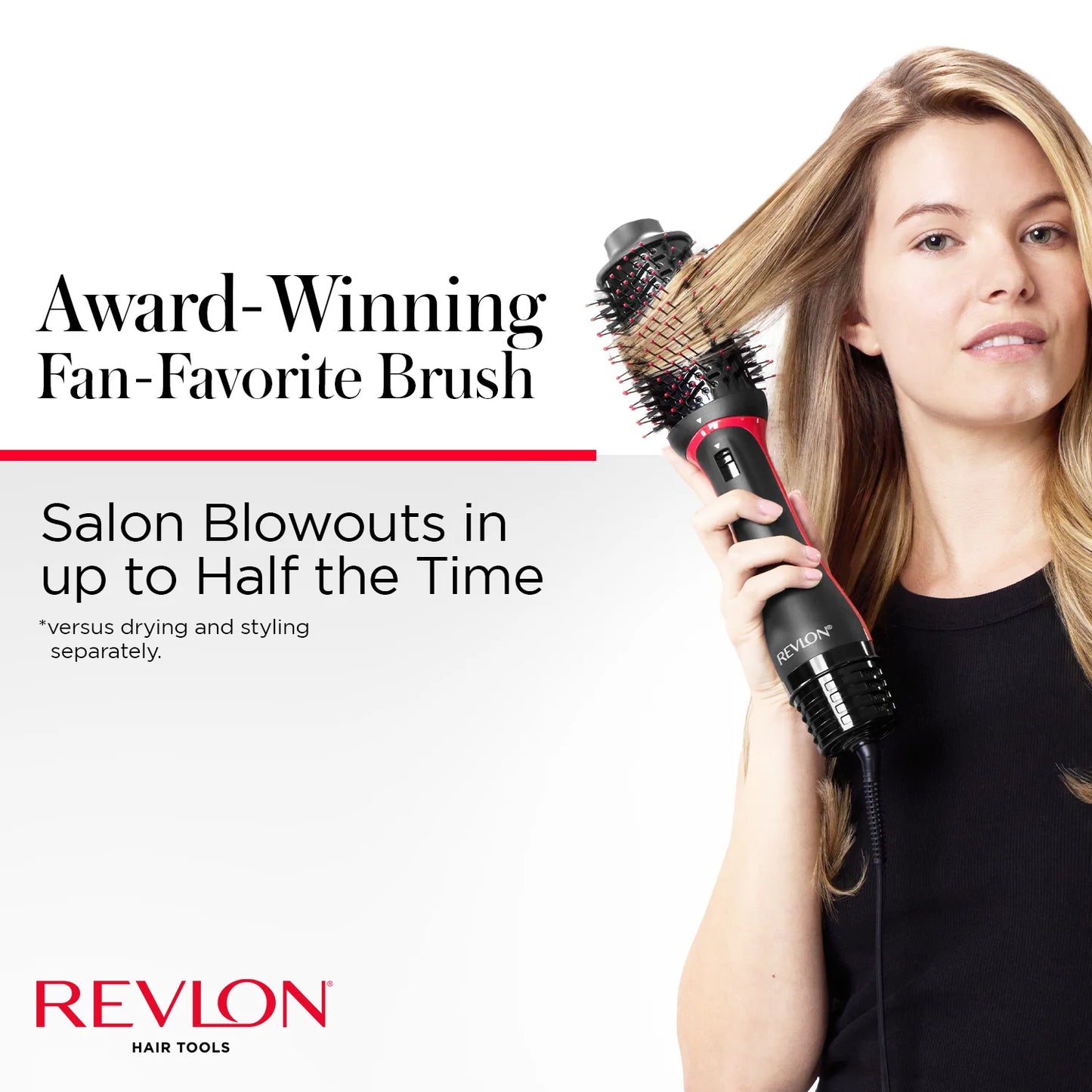 Revlon One-Step Volumizer Plus 2.0 Blowout Brush Black - Good Condition