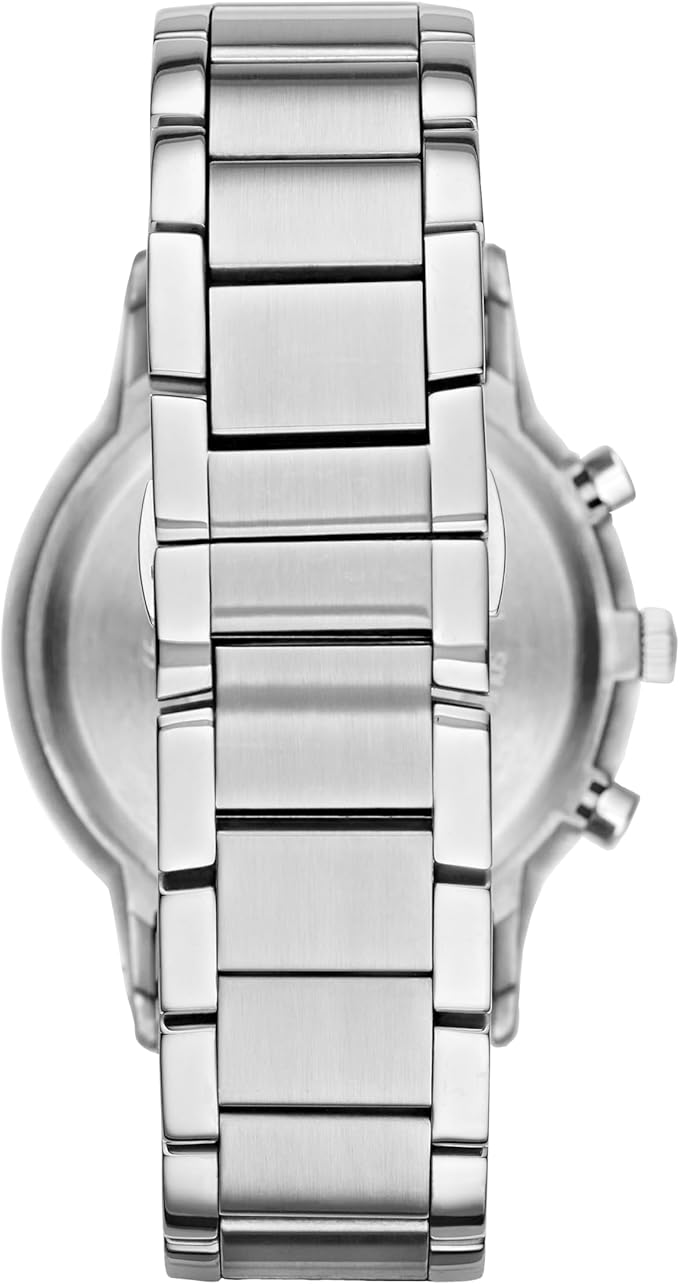 Emporio Armani Men's Classic Analog Analog-quartz Silver Watch - New Condition