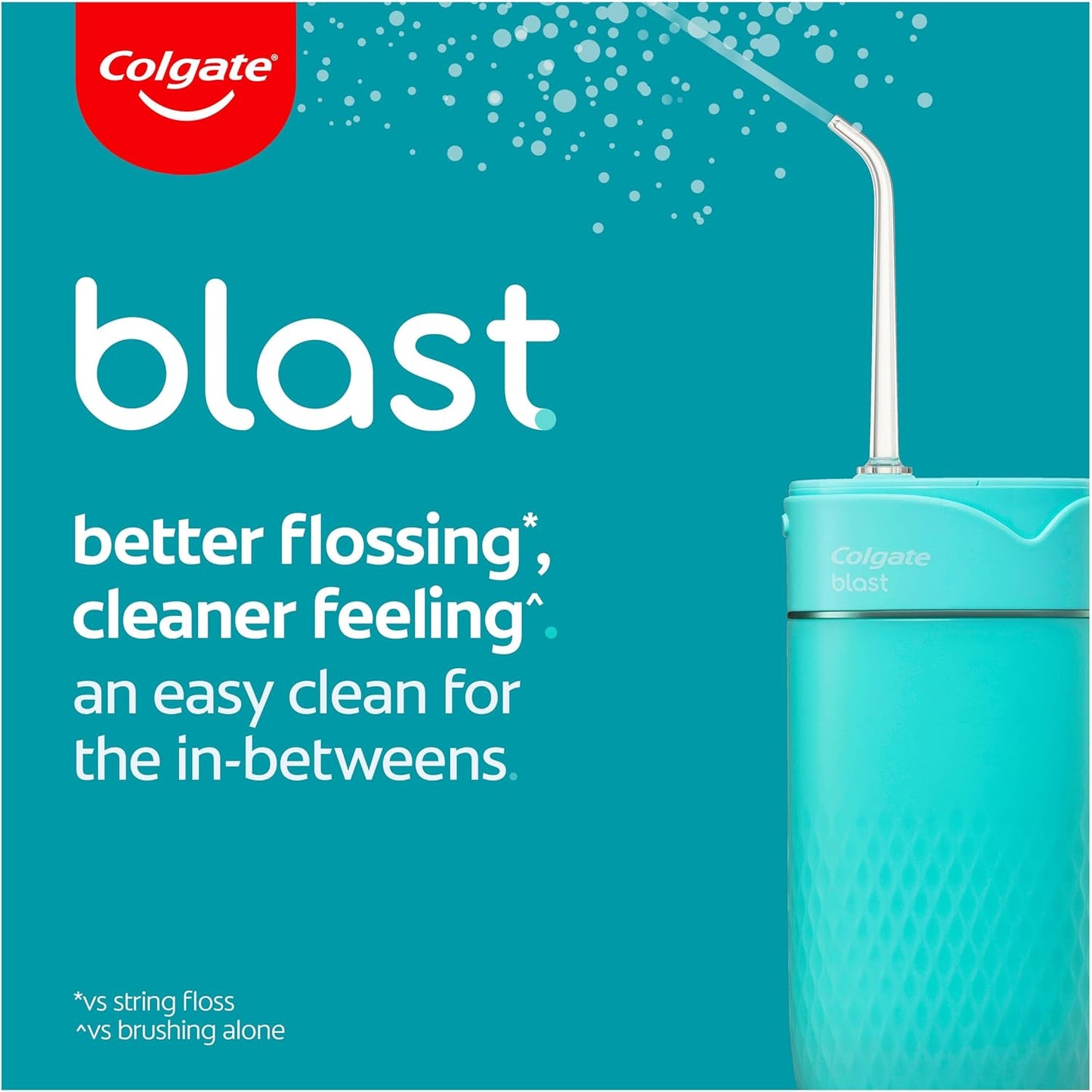 Colgate Blast Cordless Water Flosser Rechargeable 3 Modes - Good Condition