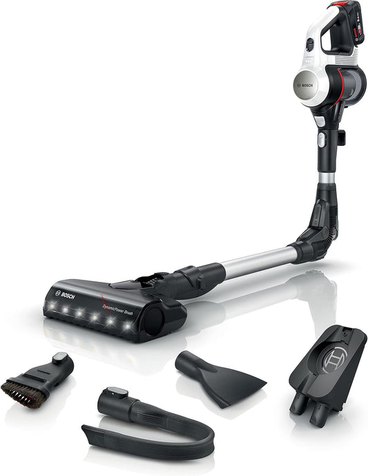 Bosch Unlimited 7 Cordless Stick Vacuum Cleaner BBS711W – 3.0Ah Battery, LED Brush, Flexible Tube - Good Condition