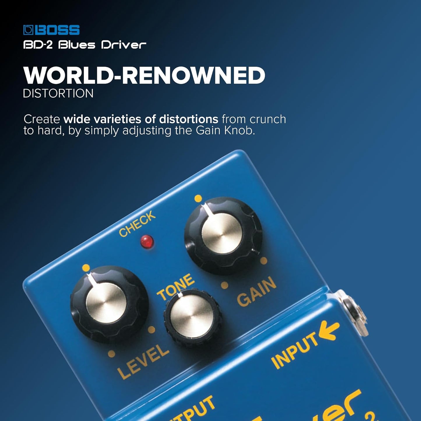 Boss BD-2 Blues Driver Compact Pedal - New Condition