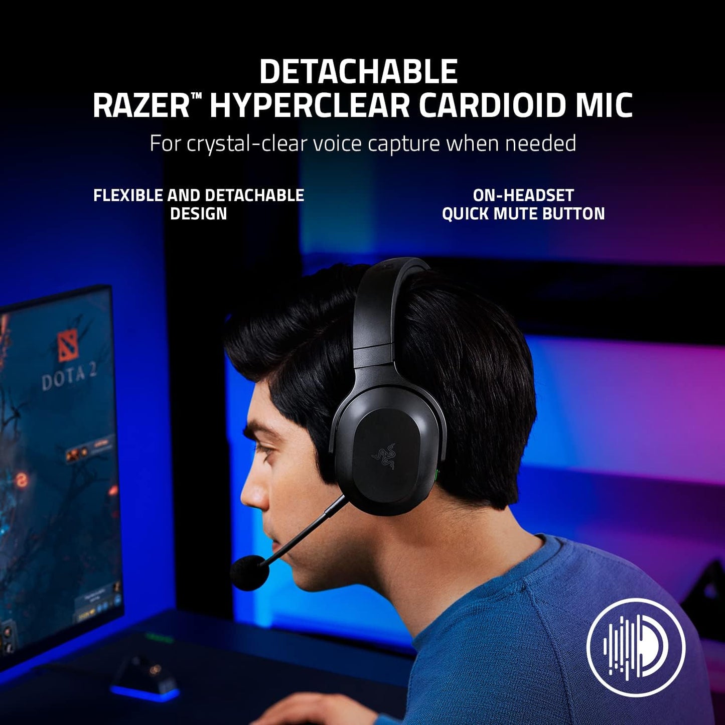 Razer Barracuda X Wireless Gaming & Mobile Headset 50H Battery - Good Condition