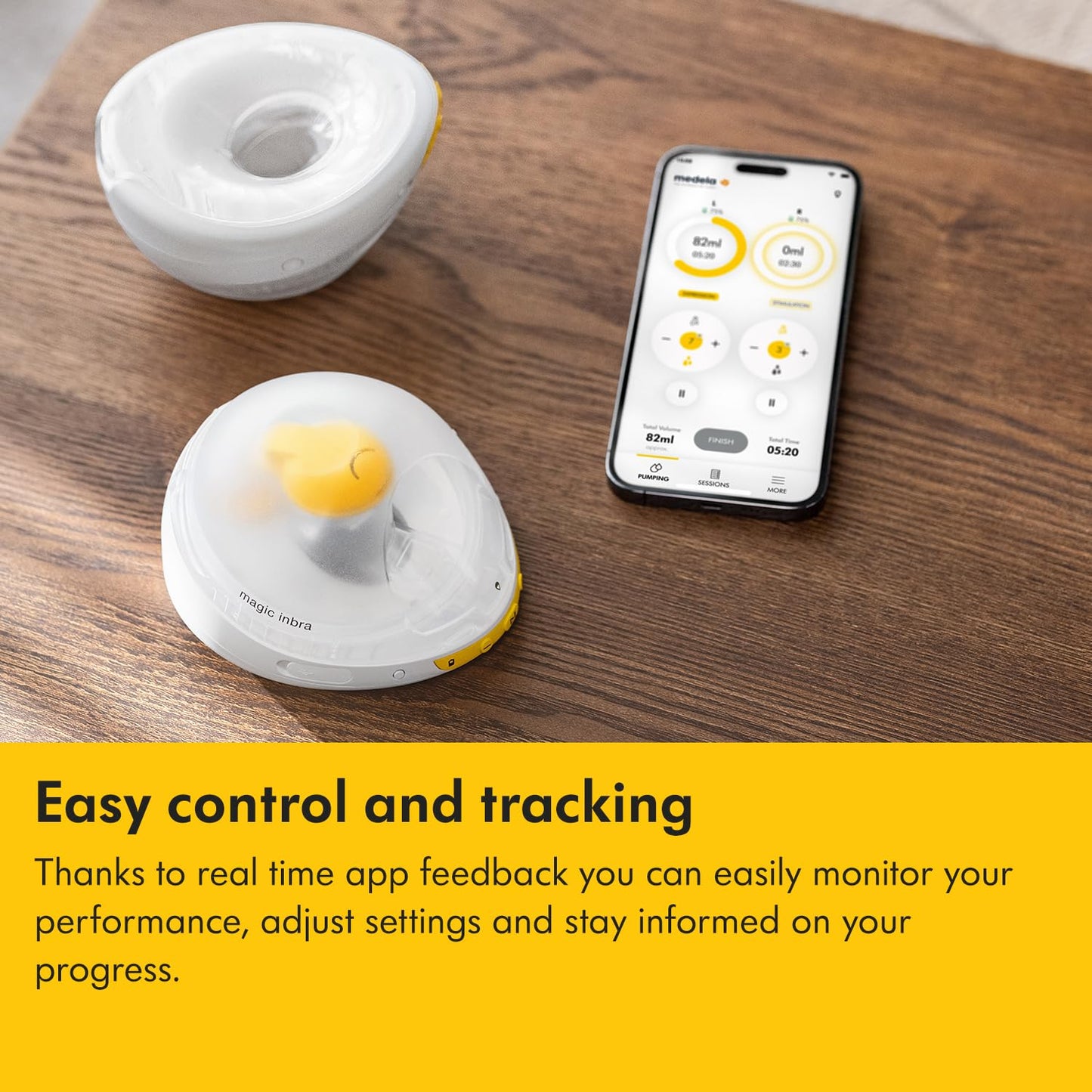 Medela Magic InBra Hands-Free Wearable Double Breast Pump - New Condition