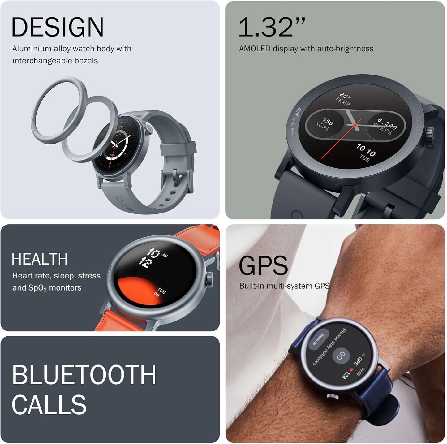 CMF by Nothing Watch Pro 2 Smartwatch – Dark Grey with AMOLED Display - New Condition