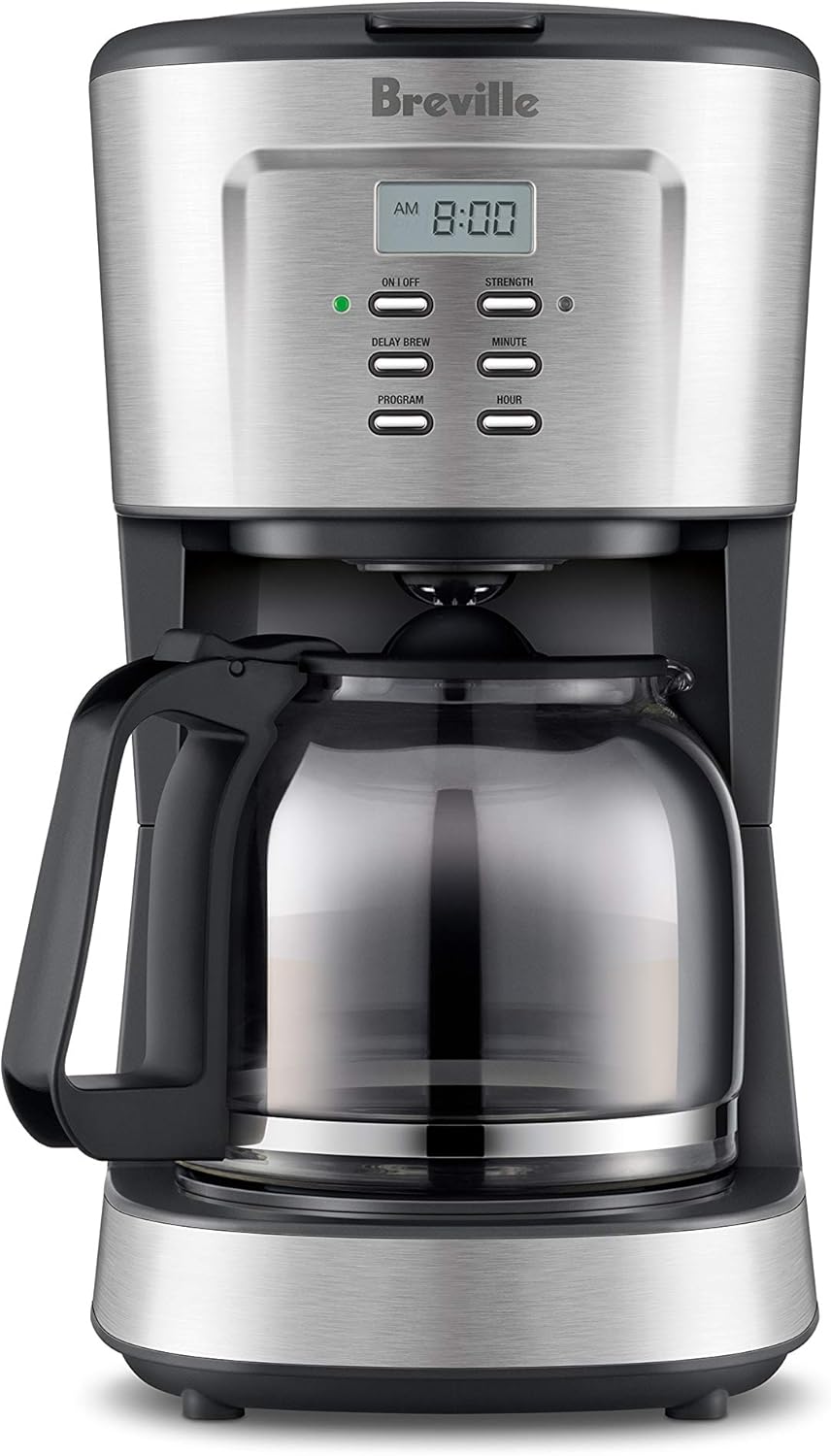 Breville the Aroma Style Electric Drip Coffee Maker, Brushed Stainless Steel - New Condition