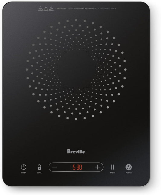Breville the Quick Cook Go Induction Cooker, Matte Black - New Condition
