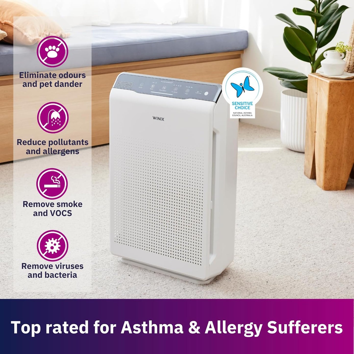 Winix Zero 4-Stage Hospital Grade True HEPA Air Purifier - New Condition