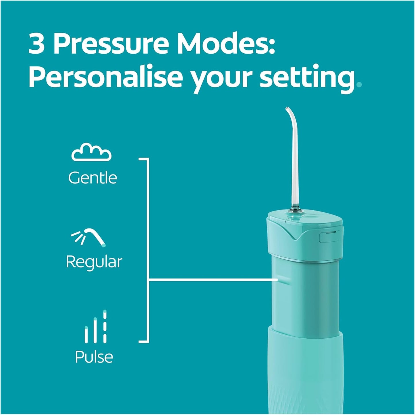 Colgate Blast Cordless Water Flosser Rechargeable 3 Modes - Good Condition