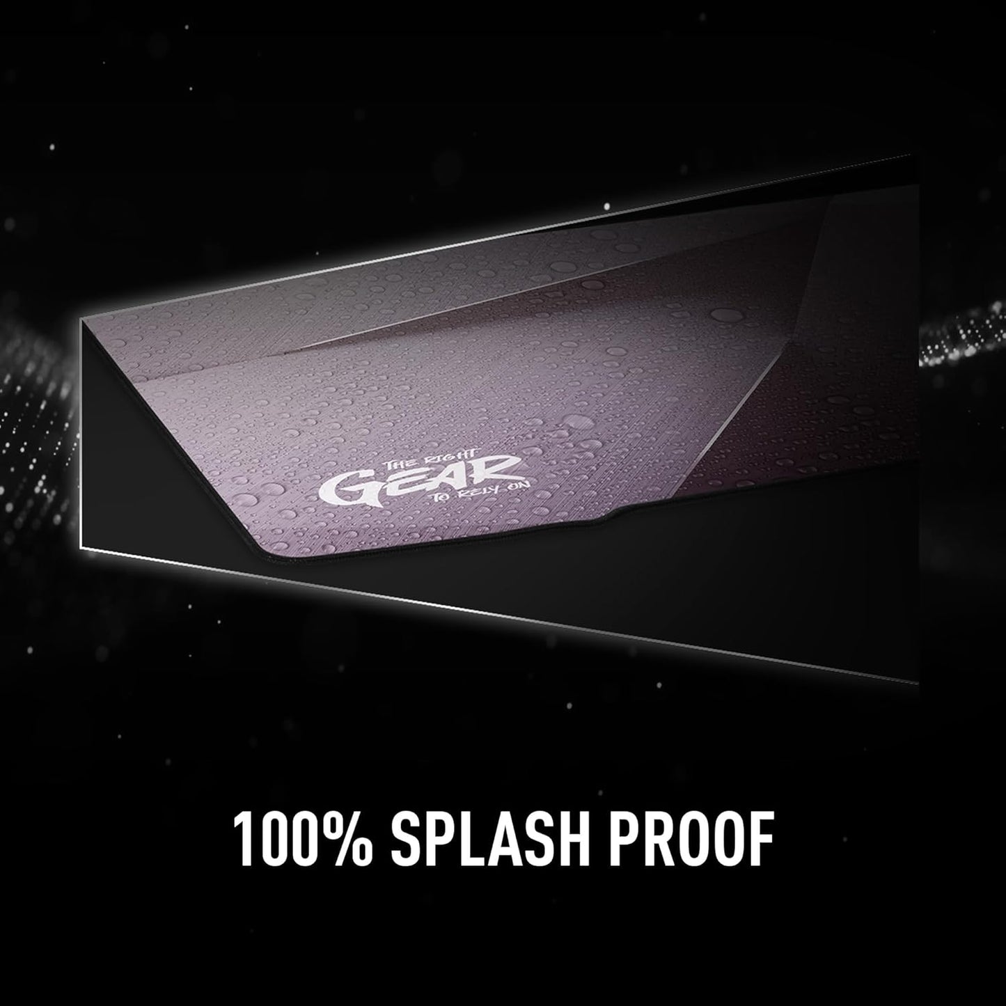 MSI Agility GD72 Gleam Edition Gaming Mouse Pad – XXL, 3mm Thick, Ultra-Smooth, Low-Friction, Non-Slip Rubber Base - New Condition