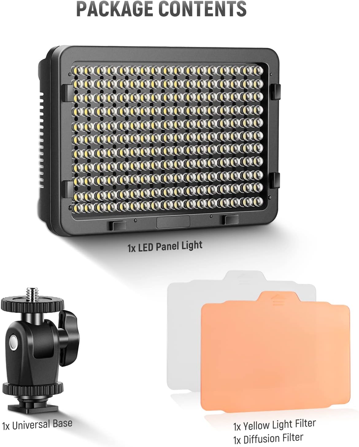 Neewer on Camera Video Light Photo Dimmable 176 LED Panel - New Condition