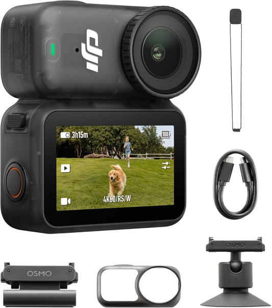 DJI Osmo Nano Standard Combo (64GB) - Small 4K/60fps Vlogging Camera with a 1/1.3″ Sensor - New Condition