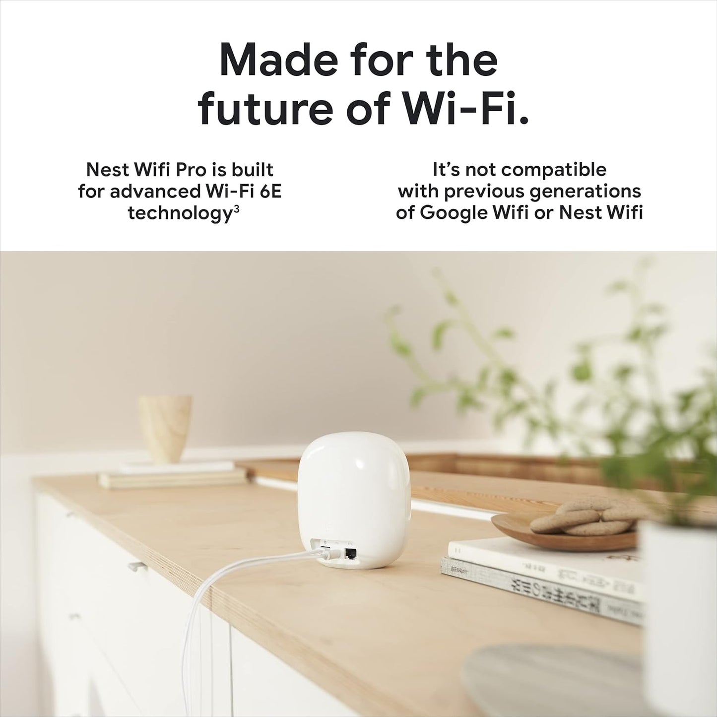 Google Nest WiFi Pro Mesh Wi-Fi 6E System – White 3 Pack - Excellent Condition