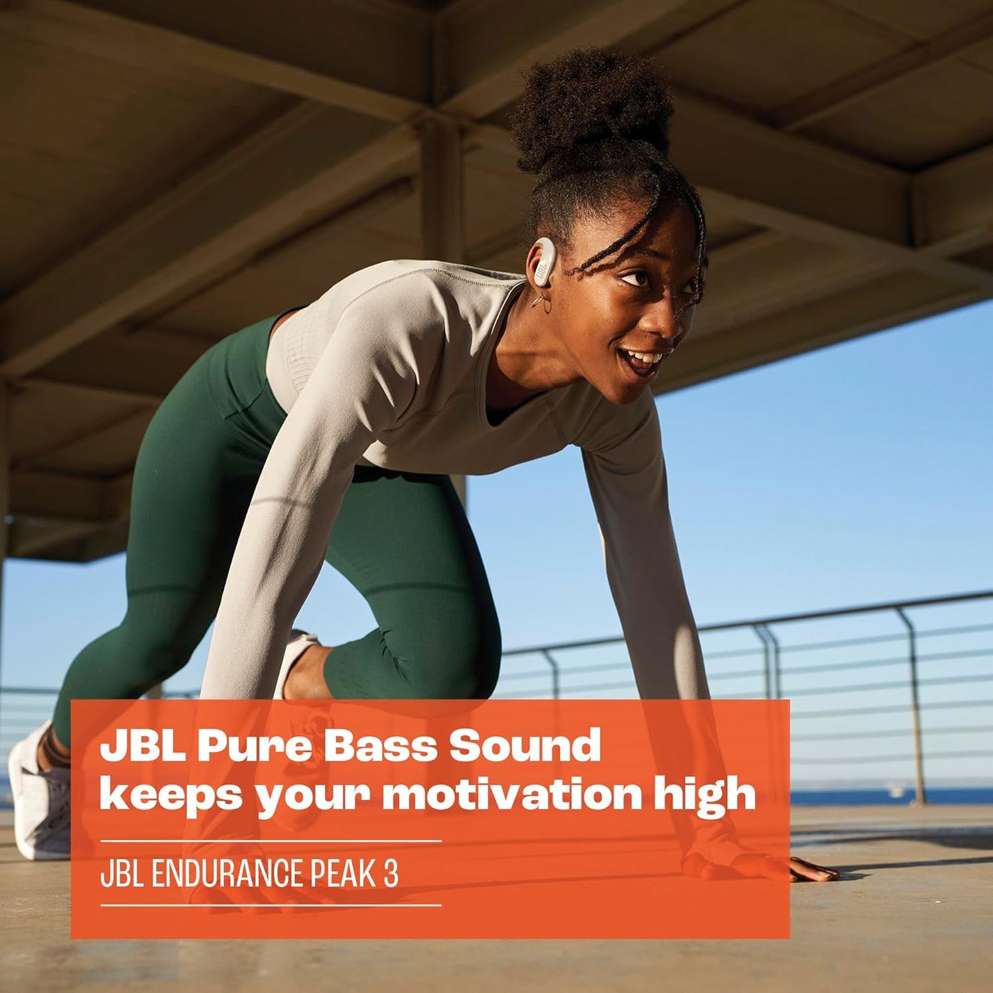 JBL Endurance Peak 3 True Wireless Earbuds - New Condition