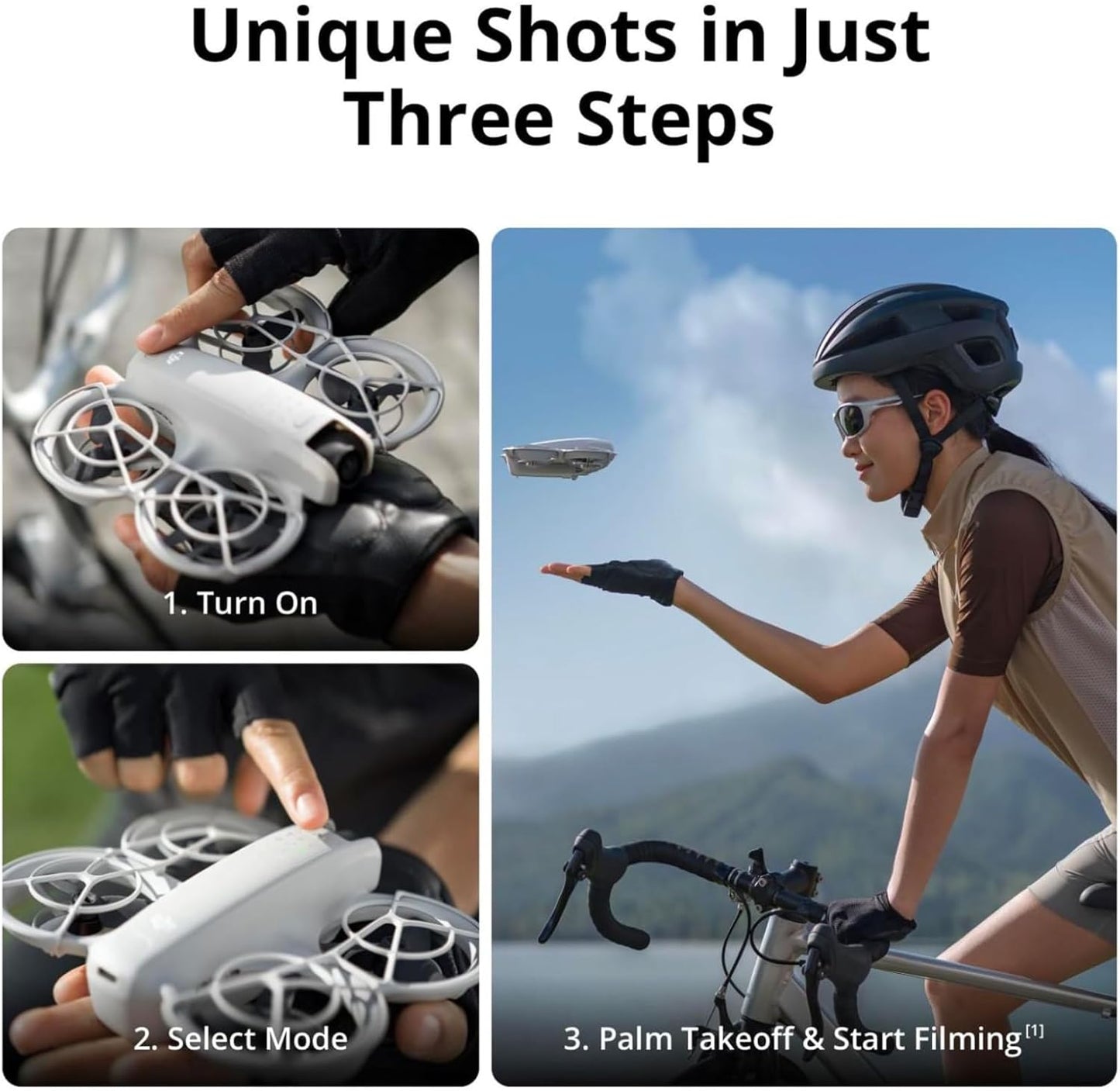 DJI Neo Mini Drone – 4K UHD Camera, Auto Follow, Palm Takeoff, 135g Lightweight - Excellent Condition