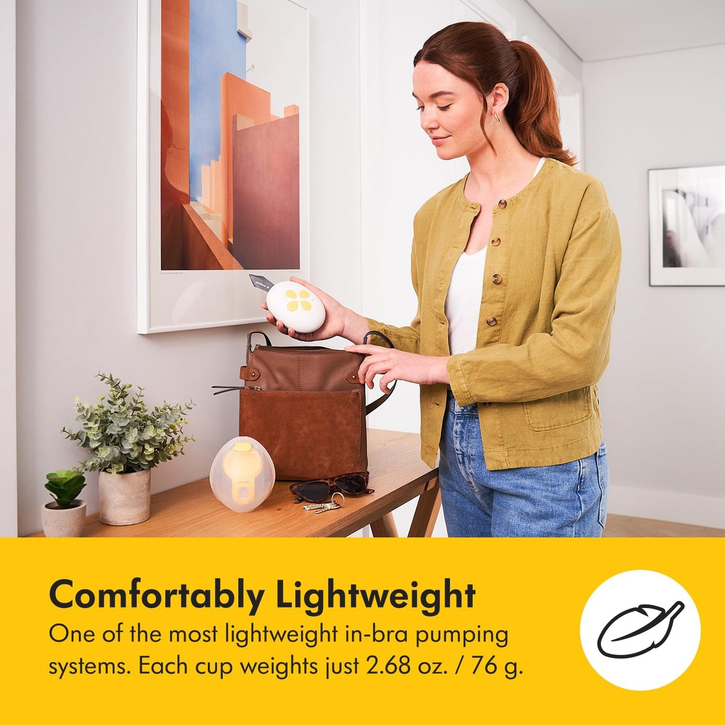 Medela Solo Hands-Free Single Electric Breast Pump Lightweight & Compact - Good Condition