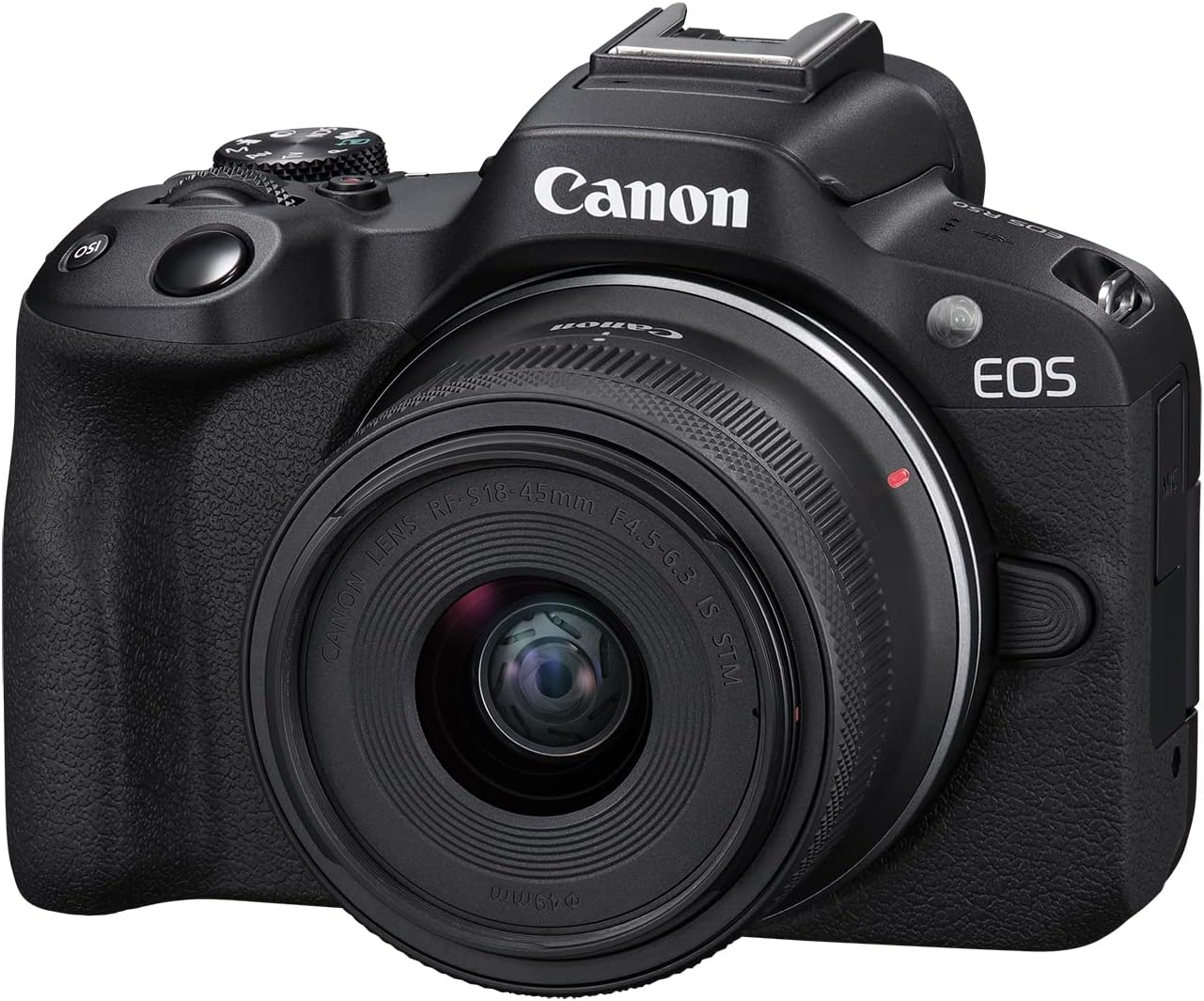 Canon EOS R50 Mirrorless Camera with RF-S 18-45mm Lens – 24.2MP, 4K, Black - New Condition