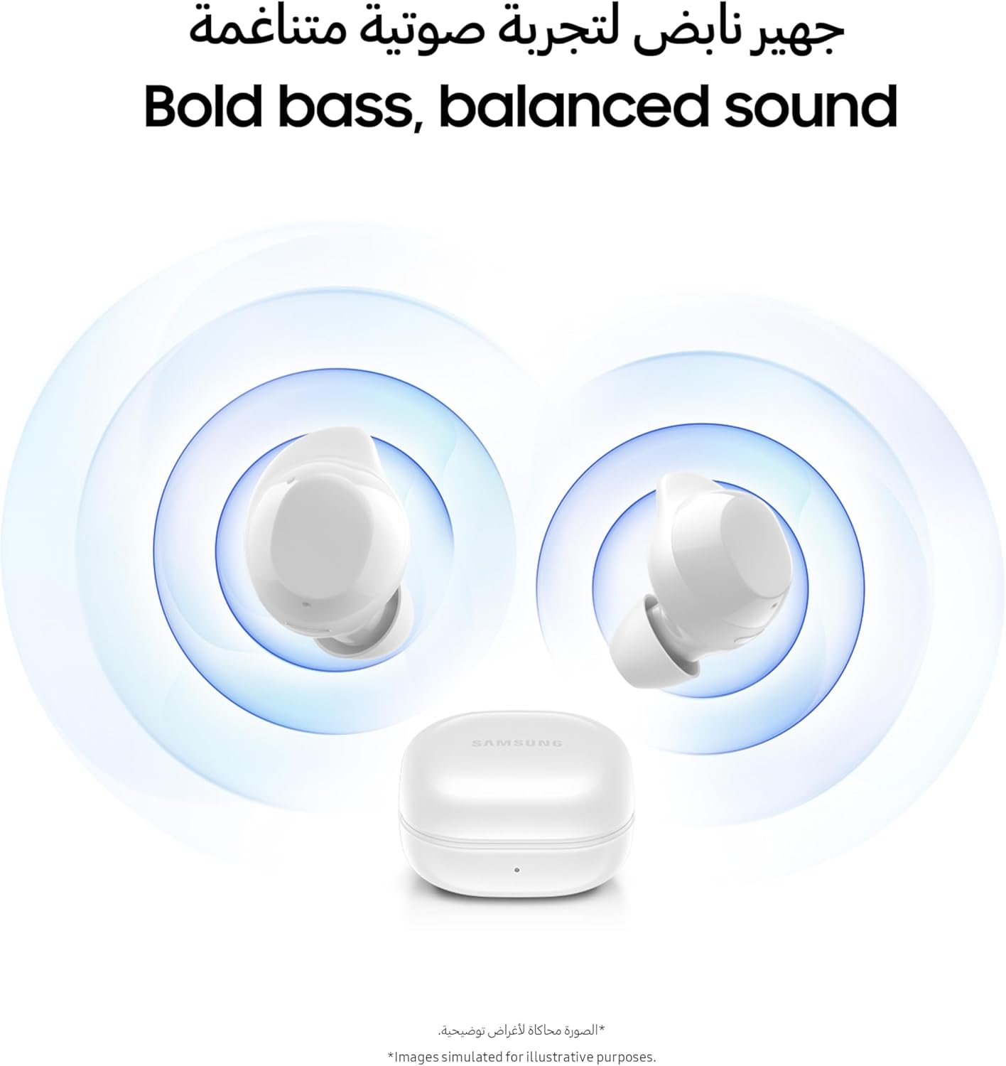 Samsung Galaxy Buds Core True Wireless Bluetooth Earbuds with ANC - Excellent Condition