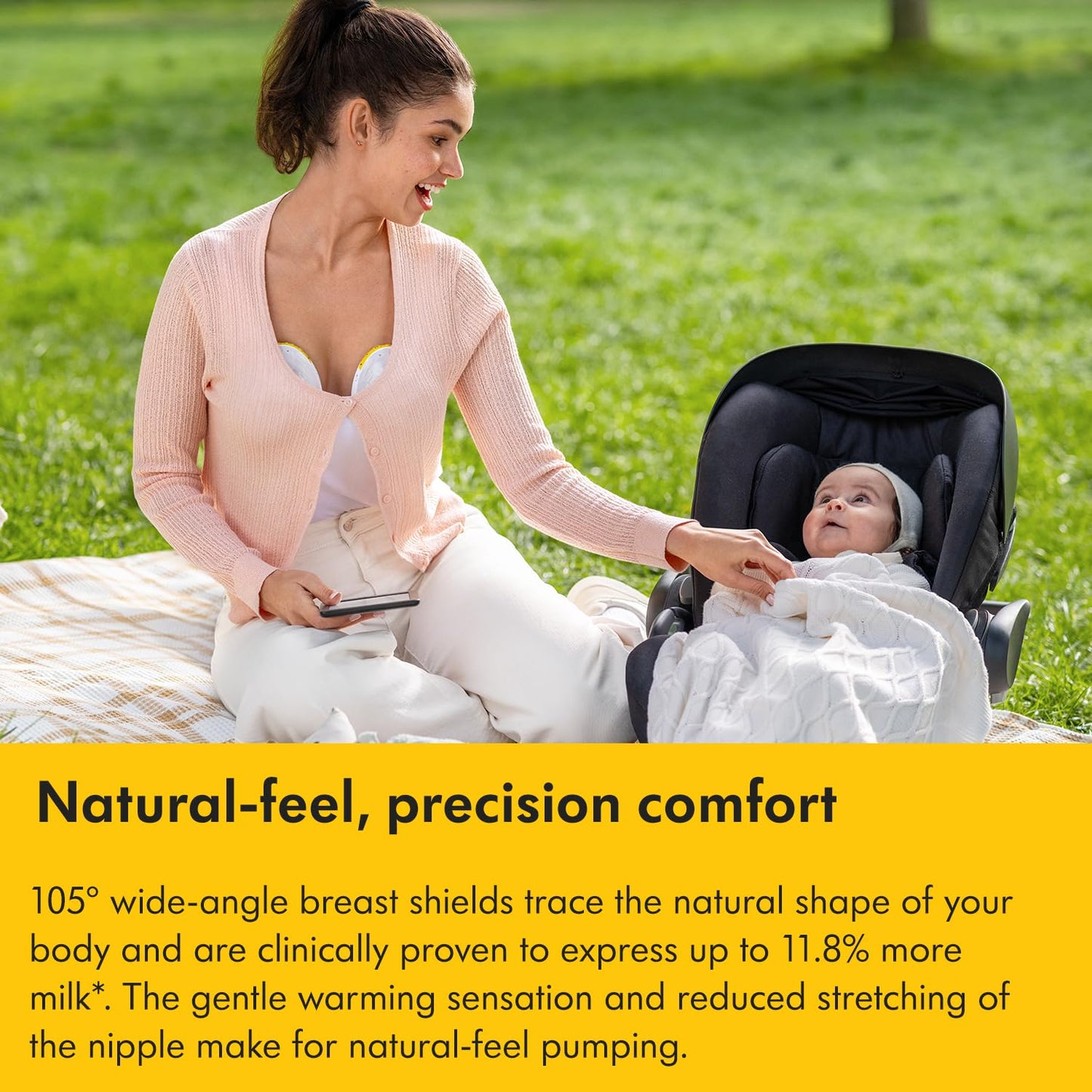 Medela Magic InBra Hands-Free Wearable Double Breast Pump - New Condition