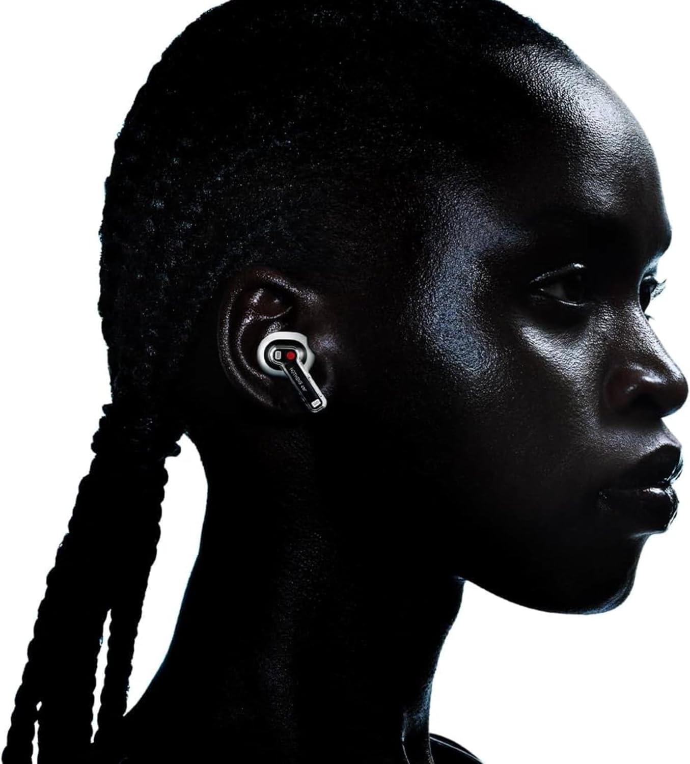 Nothing Ear Wireless Earbuds Bluetooth, 45dB Hybrid Smart ANC Earbuds, White - New Condition