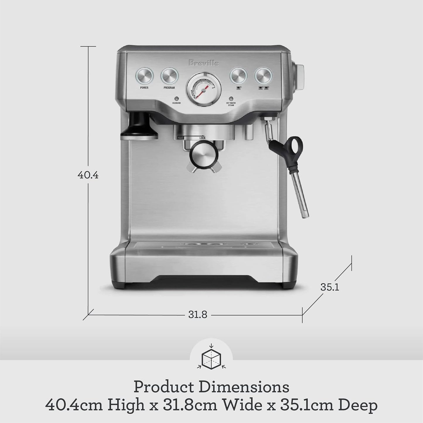 Breville the Infuser Espresso Machine, Brushed Stainless Steel - New Condition