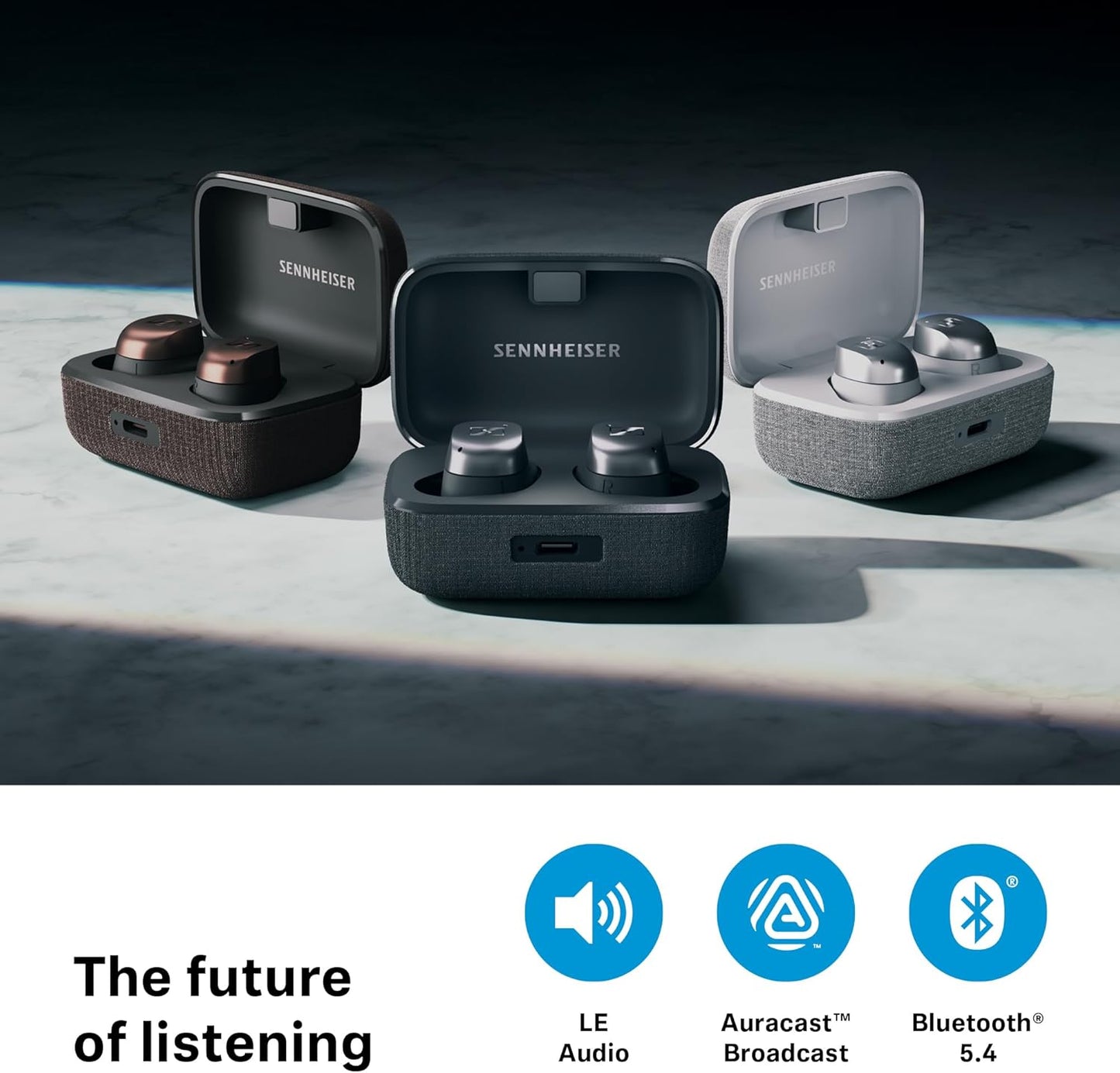 Sennheiser MOMENTUM True Wireless 4 Earbuds – Black Copper - Good Condition