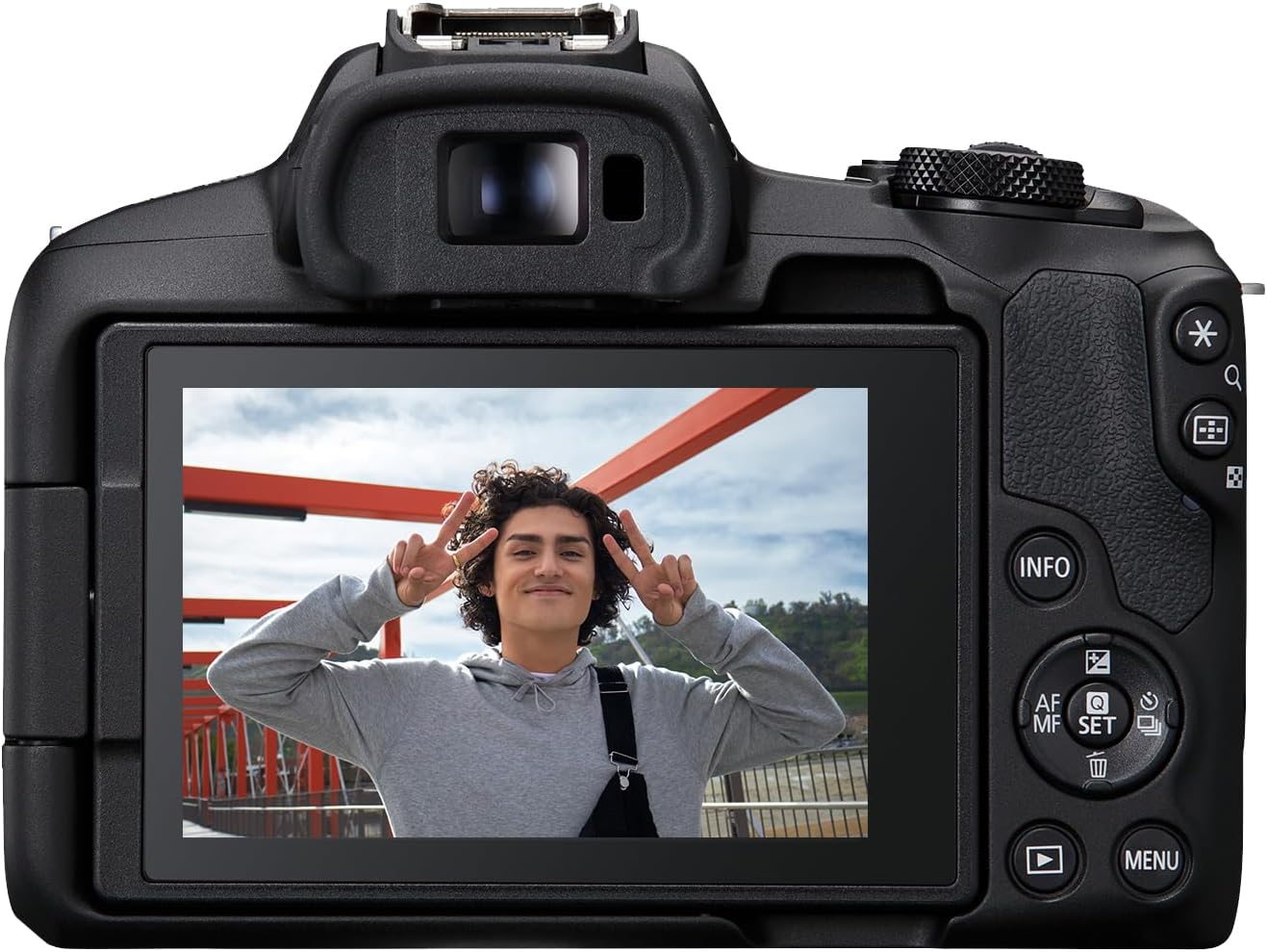 Canon EOS R50 Mirrorless Camera with RF-S 18-45mm Lens – 24.2MP, 4K, Black - New Condition