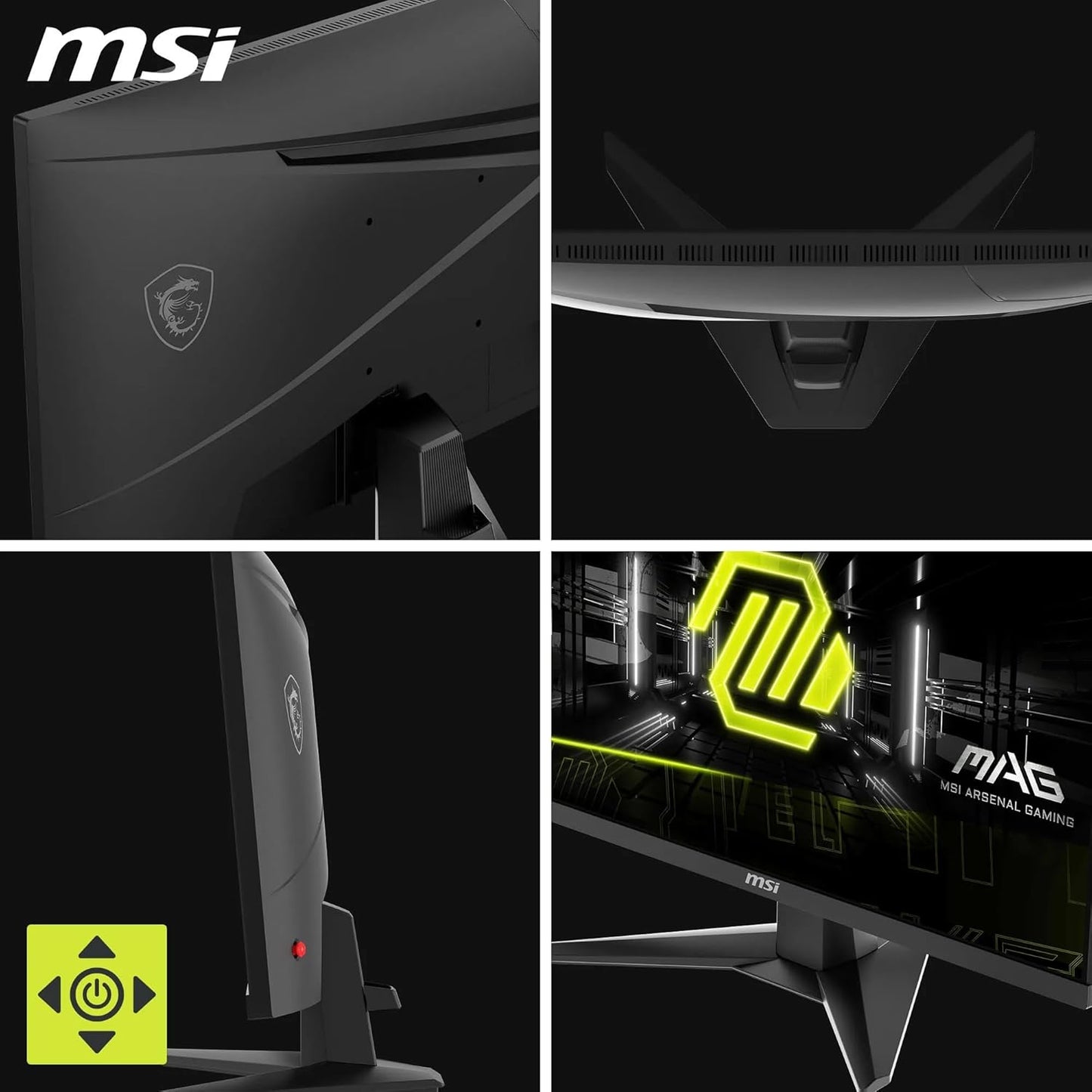 MSI MAG 244F 24' FHD (1920 x 1080) IPS Gaming Monitor - Excellent Condition