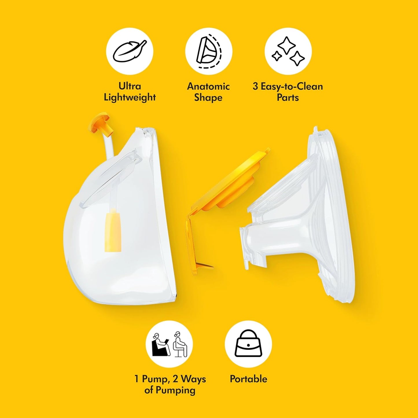 Medela Hands-Free Collection Cups 2-Pack Compatible with Medela Pumps - Excellent Condition