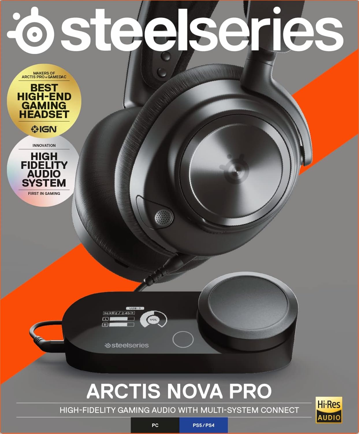 SteelSeries Arctis Nova Pro Wired Multi-System Gaming Headset – Black - Excellent Condition