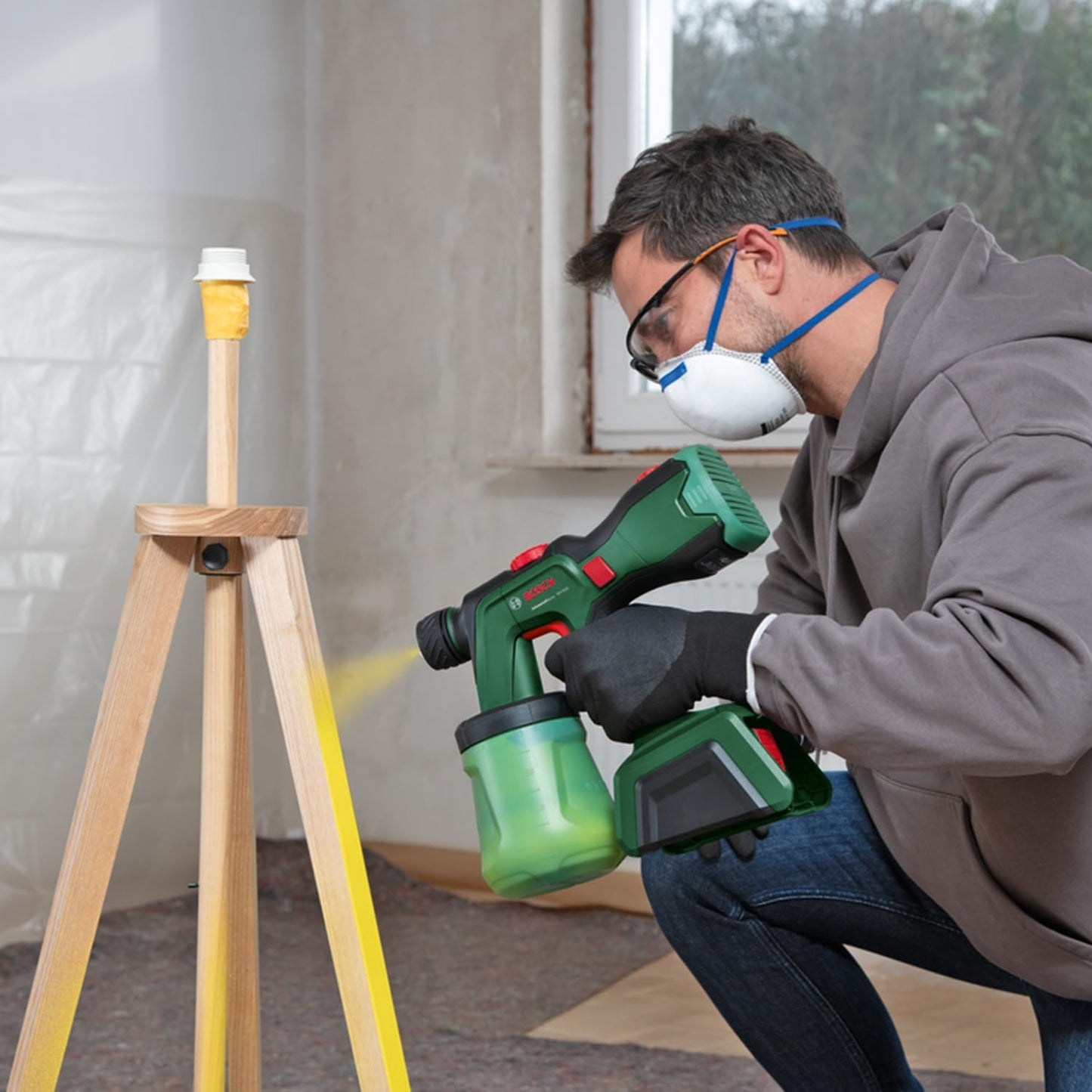 Bosch 18V Cordless Paint Sprayer AdvancedSpray 18V-500 1.2L - Good Condition